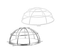 HONMEET 2Pcs Fire Sprinkler Detector Protective Cover Durable Guard Cage for Sensor Easy Install Fire Sprinkler Housing for Homes Hotels Offices Safety
