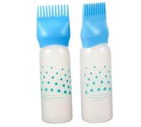HONMEET 2pcs Graduated Scale Hair Dye Applicator Bottle Root Applicator for Hair Coloring Home and Salon Use Lightweight and Reusable