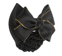 HONMEET 2pcs Hair Bun Covers Bow Elegant Hair Nets for Women for Dancers and Stewardess Versatile Accessories for Thin and Thick for Various Occasions