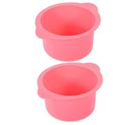 HONMEET 2pcs Hair Removal Wax Warmer Liner Bowl Silicone Waxing Bowl for Easy Hair Removal High Temperature Resistant Convenient and Saving Wax Warmer Replacement