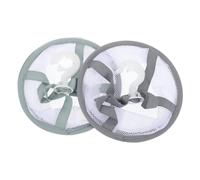 HONMEET 2pcs Hanging Drying Rack Beauty Egg Dryer Makeup Brush Drying Net Organize Your Makeup Bag Egg Bag