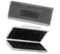 HONMEET 2pcs Hard Drive Storage Case for 2 Ssds with Shockproof Foam and Plastic Material, Moisture Protection, Easy to Open Design, Portable Hard Disk Protector Box for Travel and Daily