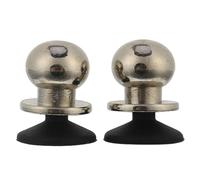 HONMEET 2pcs Large Silver Mobile Tablet Game Trigger Buttons, Universal Phone Shooting Game Joystick, Compatible with Smartphones for Fps and Battle Royale Gaming