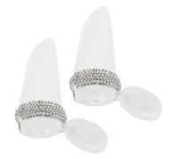 HONMEET 2pcs Leakproof Travel Bottles for Toiletries 25g Refillable Squeeze Bottles for Lotion and Creams Portable Small Empty Containers for Travel Cosmetics