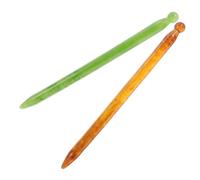 HONMEET 2pcs Manual Acupressure Pens Pressure Point Massager for Full Body Relaxation and Deep Tissue Massage Resin Reflexology Tool for Home and Traveling Use