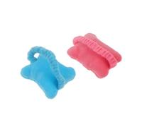 HONMEET 2pcs Multi-Purpose Wrist Pad Mouse Wrist Guard with Soft Crystal Wool and PP Cotton Wearable Moveable Wristband for Office Use Colorful Candy Shades Also Suitable as Random Color