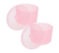 HONMEET 2pcs Nail Tool Cleaning Box Sterilizer for Nail Tools Art Cleaner Plastic Art Cleaning Kit