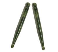 HONMEET 2pcs Natural Xiuyan Jade Massage Tools Facial for Eye and Face Reflexology Deep Tissue for Muscle Relaxation and Full Body Spa Care