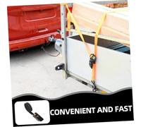 HONMEET 2pcs Night Reflective Ratchet Tie Down Straps Heavy Duty Cargo Securing Straps for Trucks Trailers with Quick Binding and Enhanced Visibility