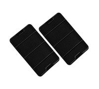HONMEET 2pcs Non-slip Silicone Dashboard Mat for Car Phones and Small Items Heat-resistant Anti-skid Grip Pad for Secure Mobile Phone Holder Keys Coins Multifunctional Organizer for