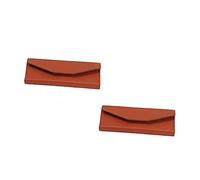 HONMEET 2pcs Pu Tweezer Pouch Makeup Tool Holding Bags for Eyelash Tweezers Cosmetics Scratch-Resistant Storage Cover Portable for to Carry