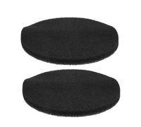 HONMEET 2Pcs Round Oil Drain Splash Pad Oil Absorbent Sponge Mats for Car Changes and Transmission Fluid Drains Portable Anti-spill Drip Pan Filter Pads for Mechanic Maintenance