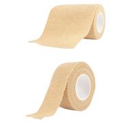 HONMEET 2Pcs Self-Adhesive Compression Sports Medical Rolls 5Cm X 450Cm Elasticated Support Wraps for Injury Protection and Muscle