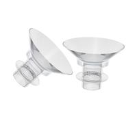 HONMEET 2pcs Silicone Flange Inserts for Electric Breast Pump 13mm Flexible Washable Parts Safe Anti-wear Design Comfortable Fit for Women Breastfeeding
