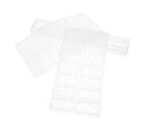 HONMEET 2pcs Silicone Resin Domino Stand Mold for DIY Crafts Mahjong Display Organizer Rack Mold Multipurpose Epoxy Casting for Jewelry and Small Item Storage Space-Saving Design