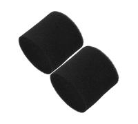 HONMEET 2pcs Speaker Port Sponge Plug Bass Absorption Acoustic Damping Insert for Home Car Speaker Cabinets Black Cylindrical Airflow Control Replacement
