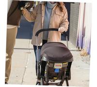 HONMEET 2pcs Stroller Handlebar Sponge Covers Protective Sleeve for Pram Pushchair Armrest Replacement Soft Black Easy to Install