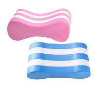HONMEET 2pcs Swimming Pull Float EVA Leg Buoy for Adults and Beginners Pool Training Aid for Stroke Improvement Enhanced Balance and Stability Pink and Blue