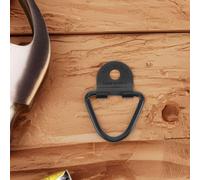 HONMEET 2pcs V-shaped Carbon Steel Bolt down D Rings with Anchor Points for Securing Cargo on Trucks and Anchoring Loads on Trailers Heavy Duty Sturdy Metal Trailer Hooks