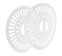 HONMEET 2pcs Washing Machine Safety Cover Spinner Cap Replacement Plastic Dryer Spinner Accessory 24cm Diameter Compatible Washer for Laundry Use