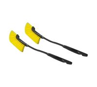 HONMEET 2pcs Wheel Arch Brush Car Wheel Brush with Long Handle Compact and Resistant to Deformation for Car Tire and Rim Cleaning and On-the-go Cleaning