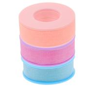HONMEET 3 Rolls Non-woven Silicone Gel Lash Extension Tape Breathable Eyelash Tape for Sensitive Skin Professional Makeup Salon and Personal Use Easy to Apply and Remove Assorted Purple