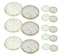 HONMEET 30pcs 35mm Loose-Leaf Binding Discs Plastic Round Binding Buckles Multi-Color Planner Notebook Discbound Discs for DIY Diary Organizers Office School Supplies