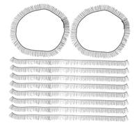 HONMEET 30pcs Easy to Use Doll False Lashes Strip Pack Wispy Eyelashes Glue Self Adhesive for Craft Making