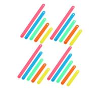 HONMEET 30pcs Geometry Manipulatives Sticks with Lengths Montessori Math Teaching Tools for Flexible Rods for Classroom and Home Education Enhancing Triangle Side Relationship Skills