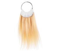 HONMEET 30pcs Real Human Hair Test Strands for Dyeing and Waxing Experiments Skin-friendly Hair Samples for Salon Use and Home Hairdressing