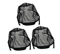 HONMEET 3pcs Elastic Wig Head Caps Mesh Net for Weaving Hair Wig Nets Women Dome Cap for Making Crochet