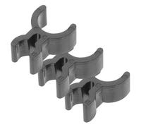 HONMEET 3pcs French Horn Pencil Clips Black Portable Plastic Pen Holders for Musical Instruments Multipurpose Elastic Pencil Holders for Musicians