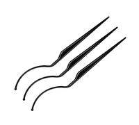 HONMEET 3pcs Grafting Eyelashes Auxiliary Tool for Easy Try and Selection Black Eyelash Extension Display Stick for Salon and Home Use