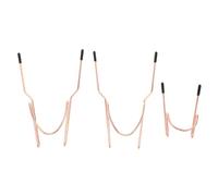 HONMEET 3pcs Metal Embroidery Clamps and Midcalf Socks Adjustable Sewing Embroidery Hoop with Antislip Silicone Grip Reduces Thread Breaks Maintains Even Sock Tension
