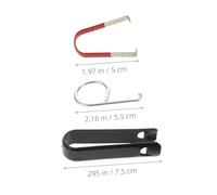 HONMEET 3pcs Multi-Functional Lug Nut Removal Tool with Metal Hooks and Plastic Clips Anti-Slip Wheel Nut Cover Puller for Car Hubcap Disassembly and Emergency Use