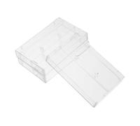 HONMEET 3pcs Plastic Audio Cassette Storage Cases Compact Tape Holders for Blank Recording Cassettes Lightweight Organizer for Music Tape Protection and Portable Use