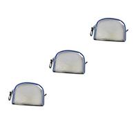 HONMEET 3pcs Portable Outdoor Storage Bag for Climbing Crampons Travel Use Organizing Bag for Outdoor Activities Practical Zipper Design for Toiletries and Items