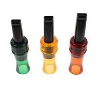 HONMEET 3pcs Realistic Sound Crow Caller Whistle Portable Plastic Game Call