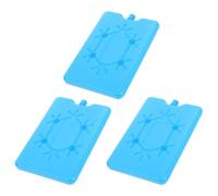 HONMEET 3pcs Reusable Ice Crystal Boxes 200ml Plastic Ice Packs for Lunch Boxes Freezer Packs Quick Freeze Feature for Outdoor Picnics and Home Use