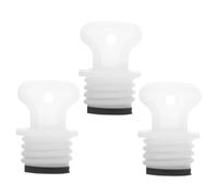 HONMEET 3pcs Rubber Hot Water Bottle Replacement Caps with 21mm Medium Stopper for and Adults Portable Hot Water Sack Plugs