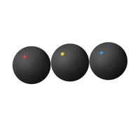 HONMEET 3pcs Rubber Racquet Balls High Bounce Professional Squash Training Practice Balls for Indoor Outdoor Sports Skill Development