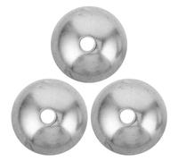 HONMEET 3pcs Steel Wire Rope Cable End Terminals with Iron Bowl Collar Gym Equipment Accessories for Fitness Machines Universal Pulley Cable Eyelets Wire Rope Clamps for Home Workout