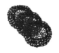 HONMEET 3pcs Stretchable Mesh Crochet Hair Nets for Women Elastic Soft Rayon Knit Snoods Hair Covers Wraps Bonnets for Sleeping Protection and Neat Maintenance