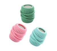 HONMEET 3pcs TPE and Sponge Anti-Tangle Washer Laundry Balls Set for Washing Machine and Dryer, Reusable Clothes Cleaning Balls for Household Laundry Care Random Color