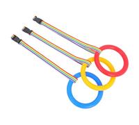 HONMEET 3pcs Walking Rope with Handles Detachable Safety Leash for Preschool Group Activities and Portable Hand Strap for Outdoor Trips and Daycare Supervision