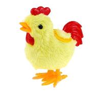 HONMEET 4 Pcs Educational Wind Up Walking Chicken for Plush Random Color Mechanical Chick Playset Interactive Sensory for Development and Friendship Building Random Color