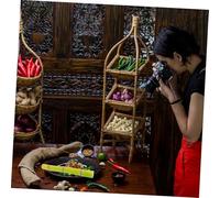 HONMEET 4 Pcs Realistic Sugar Cane Model Artificial Plant Props for Restaurant Display Photography Decoration and Supermarket Use with Lifelike Design