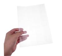 HONMEET 40PCS Clear Plastic Book Covers Exercise Book Sleeves Fit Textbook Protectors for Notebooks Journals and Daily Planners