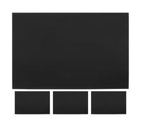 HONMEET 4pcs A4 Aluminum Engraving Blanks - Metal Sign Sheets For Diy Craft Projects - Blank Aluminum Plates For Home And Business Carving Material