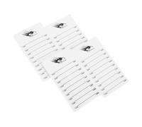 HONMEET 4pcs Acrylic Eyelash Display Boards with Camellia Flower Design Stable Lash Extension Holders for Precise Grafting False Eyelash Tray Pallets for Home and Salon Use